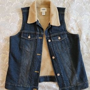 Lined Denim Vest